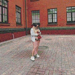 Мозаика «Городской момент» — Современный портрет