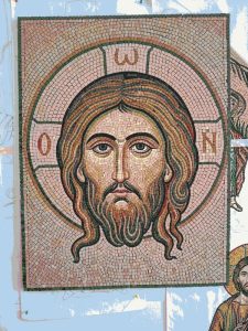Мозаика Мелкий модуль: Лицо Иисуса