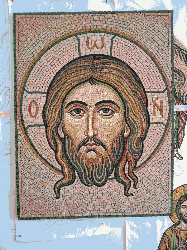 Мозаика Мелкий модуль: Лицо Иисуса