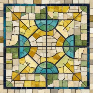 Мозаика в стиле Opus Tessellatum, размером 512×512 см