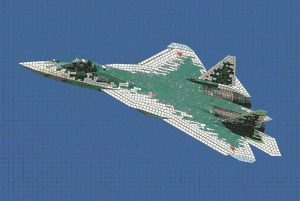 Мозаика «Боевой истребитель» — Коллекция MELTI