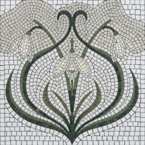 Классический мозаичный цветок