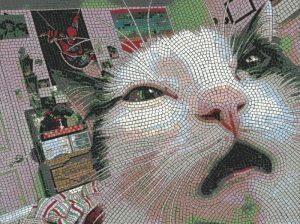 Мозаика «Белый кот» — Коллекция MELTI