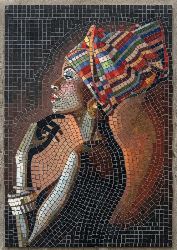 Динамичная мозаика: танцовщица в движении