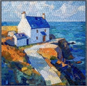 Мозаика «Дом у моря» — Классический стиль