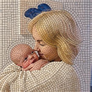 Мозаика «Материнская любовь» — Нежность и тепло