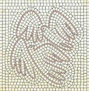 Stylized Bird Abstract Mosaic Art