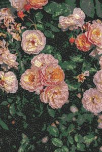 Мозаика «Цветущие розы» — Искусство MELTI