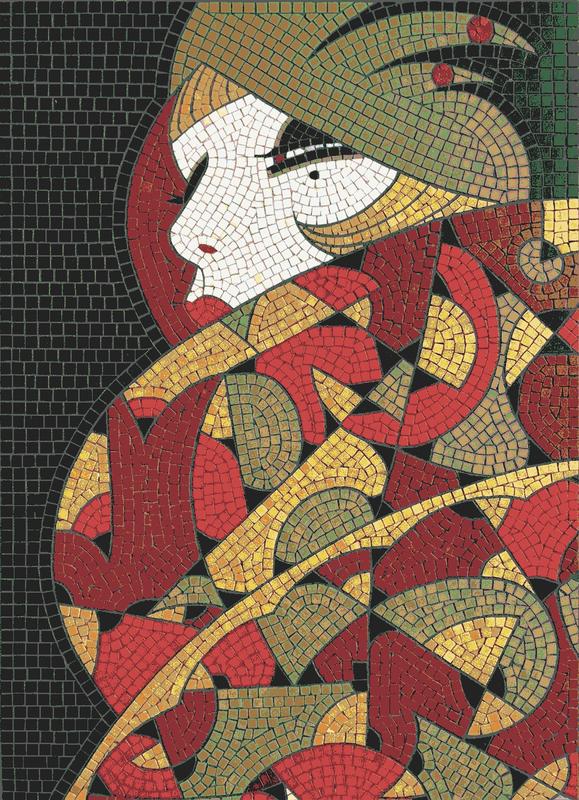 Серенада красок: Мозаика в стиле Art Nouveau