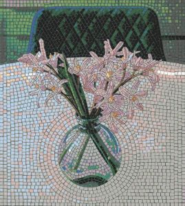 Мозаика «Цветы в вазе» — Искусство MELTI