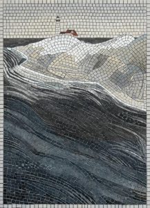 Мозаика «Штормовое побережье» — Маяк и Море