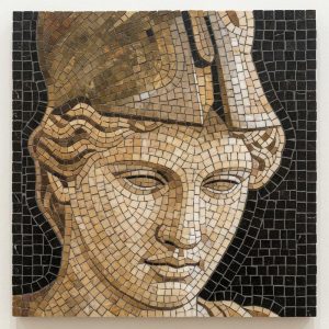 Классическая мозаика: Портрет античного воина