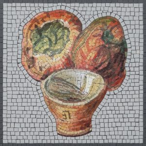 Fruit Still Life Mosaic Art