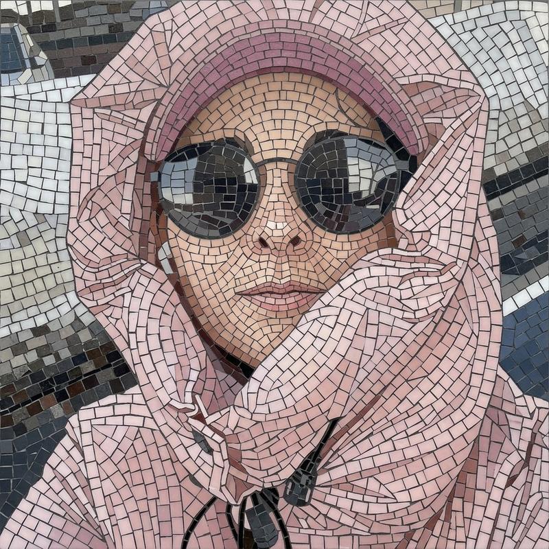 Средний модуль: Мозаичное лицо