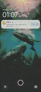 Majestic Whale Mosaic Art – Deep Sea Serenity