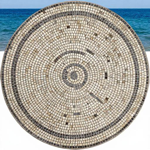 Спиральная мозаика в стиле Опус Тесселлатум