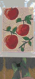 Red Apples Mosaic Art – Nature Still Life