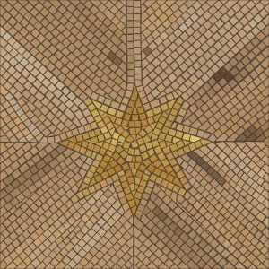 Мозаика «Золотая звезда» — Классический стиль