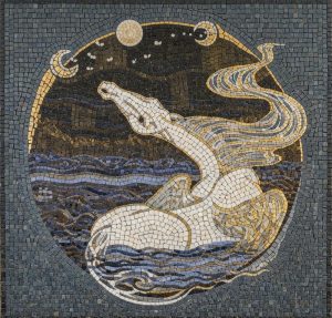 Мозаика «Мифическое морское существо»