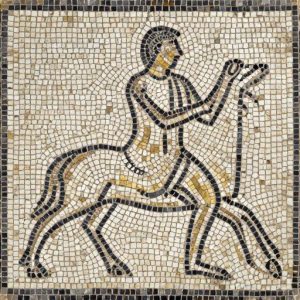 Мозаика Опус Тесселлатум: Центавр из натурального камня
