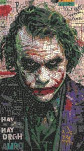 The Joker Mosaic Art – AI Classic Style
