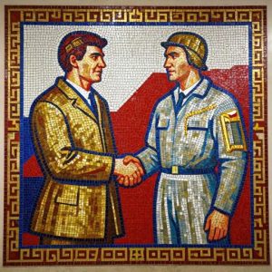 Советская мозаика: Историческое рукопожатие