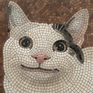 Черепашка в стиле мозаики