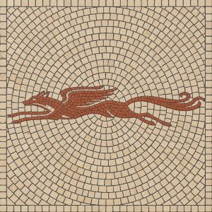 Leaping Fox Mosaic Art – Classical Style