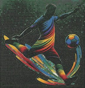 Мозаика «Энергия футбола» — Динамичный спорт