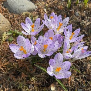 Мозаика «Весенние Кроккусы»