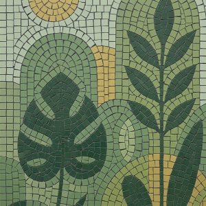 Мозаика «Тропические листья» — Зеленая ботаника