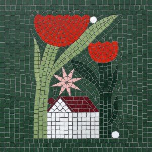 Мозаика «Сказочный домик в саду»