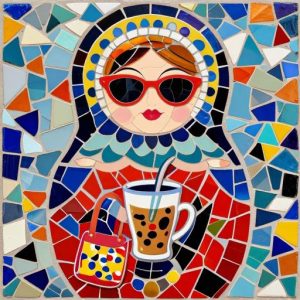 Современная Матрешка с Бабл-ти — Мозаика Тренкадис