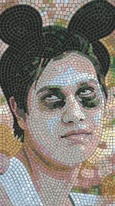 Mickey Mouse Ears Mosaic Portrait | MELTI Art