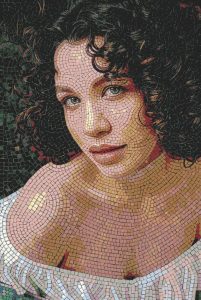 Мозаичный портрет женщины – Мозаика MELTI