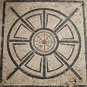 Мозаичное искусство в стиле Opus Tessellatum (100×100 см)