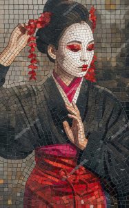 Мозаика «Японская гейша»