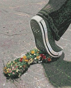 Мозаика Мелти: Сникерсы и Цветы