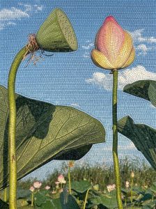 Мозаика «Цветы Лотоса» — Искусство MELTI