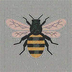 Мозаика «Пчела» — Декоративное панно 60×60 см