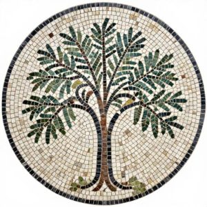 Мозаика «Раскидистое дерево» в стиле Opus Tessellatum