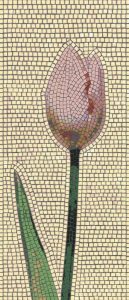 Мозаика «Розовый тюльпан» — Элегантный декор для интерьера