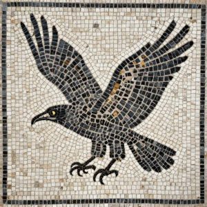 Flying Kite Mosaic Art – Opus Tessellatum Style