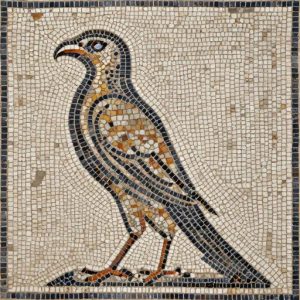 Siren Bird Mosaic Art – Opus Tessellatum Style