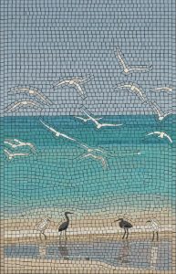 Мозаика «Птицы на побережье»