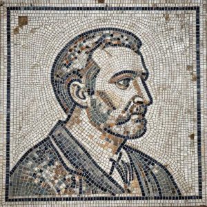 Custom Opus Tessellatum Portrait Mosaic