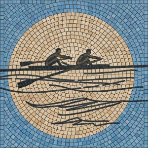 Мозаика «Гребцы в золотом круге»