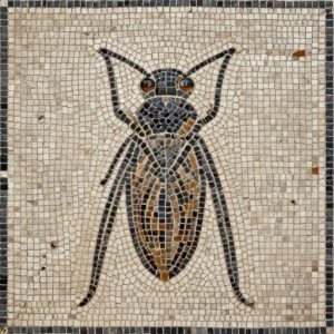 Handcrafted Cicada Mosaic Art – Opus Tessellatum