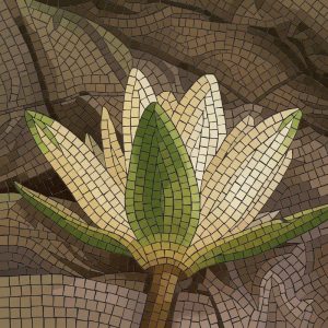 Мозаика «Цветок Лотоса» – 100×100 см