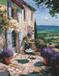 Мозаика «Утро в Провансе» — Солнечная терраса
